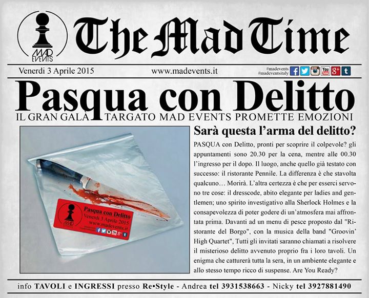 pasqua con delitto